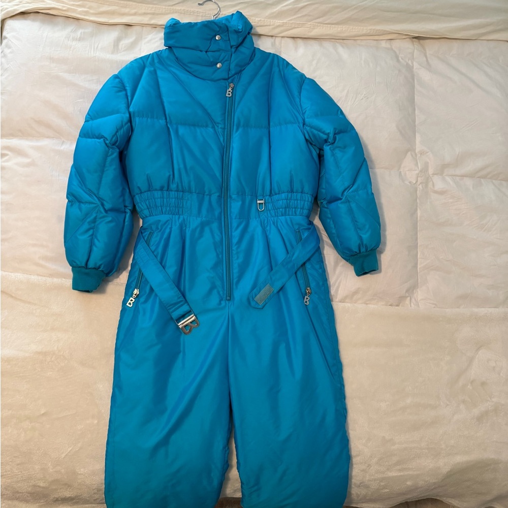 VINTAGE 80s Bogner Vibrant Blue Outerwear